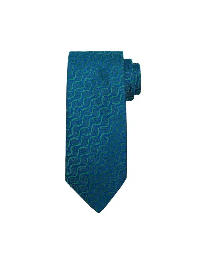 Charvet Men's Geometric Alternating Rounds Silk Tie