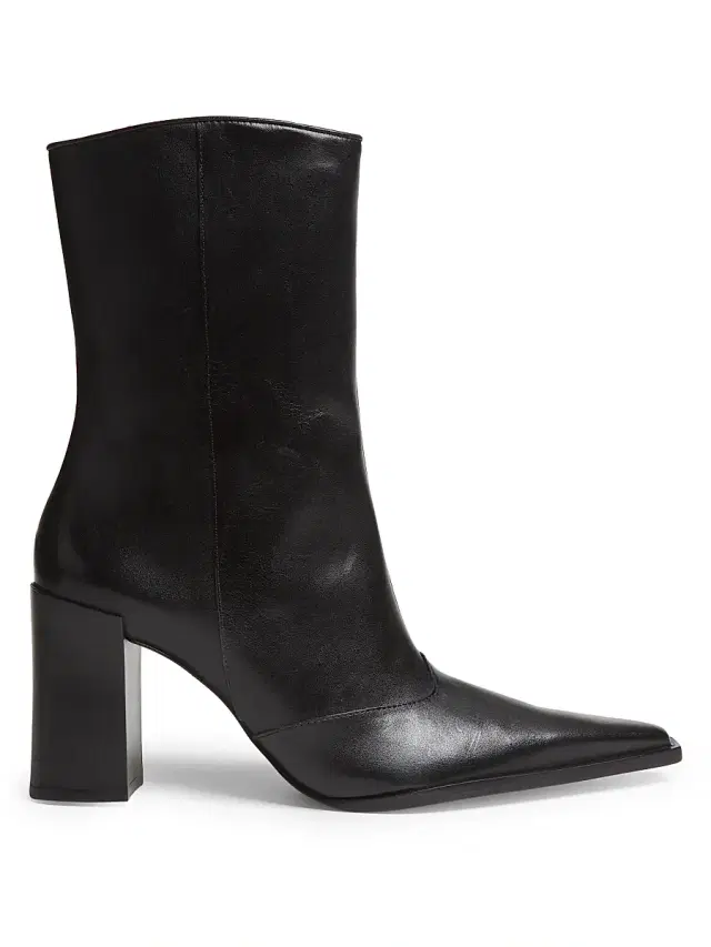 Schutz Women's Raffaela 0MM Leather Booties - Black