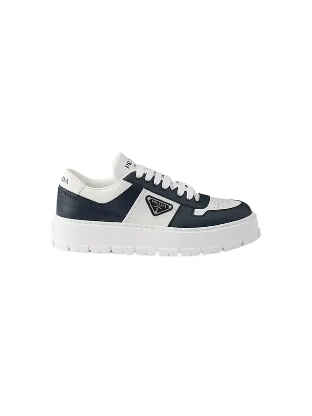 Prada Men's Leather Sneakers - Blue White