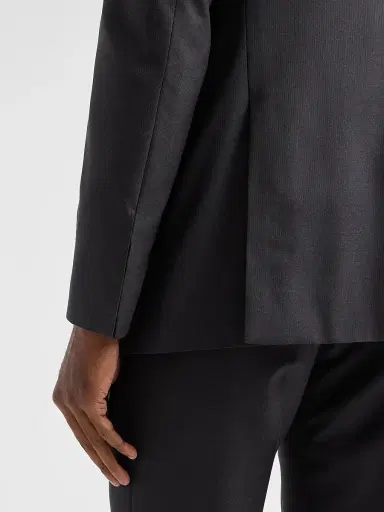 Giorgio Armani Men's Zig-Zag Textured Wool Suit - Anthracite | Thumbnail 9