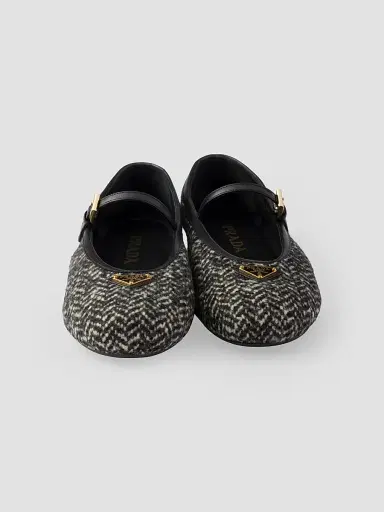 Prada Women's Fabric Ballerinas | Thumbnail 2 Prada Women's Fabric Ballerinas | Thumbnail 2
