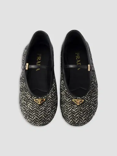 Prada Women's Fabric Ballerinas | Thumbnail 4 Prada Women's Fabric Ballerinas | Thumbnail 4