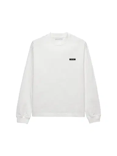 Prada Men's Long-Sleeved Cotton T-Shirt - White | Thumbnail 1 Prada Men's Long-Sleeved Cotton T-Shirt - White | Thumbnail 1
