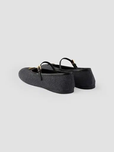 Prada Women's Fabric Ballerinas | Thumbnail 3 Prada Women's Fabric Ballerinas | Thumbnail 3