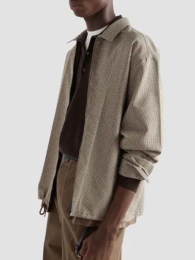 Prada Men's Wool Shirt - Beige Khaki - Size Medium | Thumbnail 3 Prada Men's Wool Shirt - Beige Khaki - Size Medium | Thumbnail 3