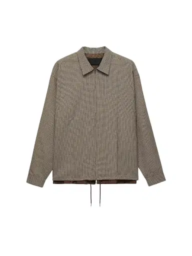 Prada Men's Wool Shirt - Beige Khaki - Size Medium | Thumbnail 1 Prada Men's Wool Shirt - Beige Khaki - Size Medium | Thumbnail 1