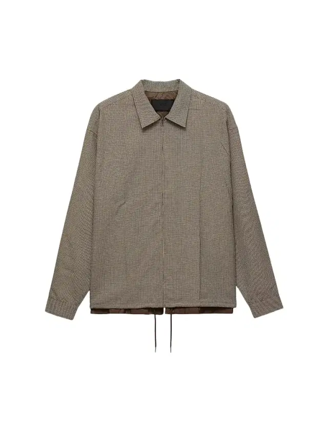 Men's Wool Shirt - Beige Khaki - Size Medium