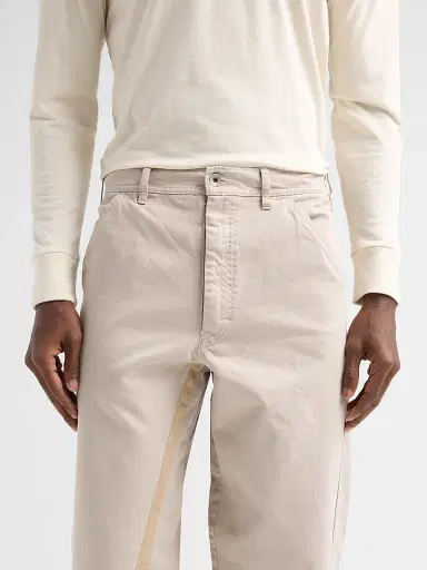 Maison Margiela Men's Twisted Stone-Wash Cotton Trousers | Thumbnail 5