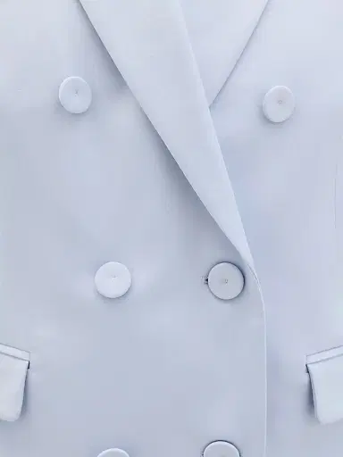 Another Tomorrow Women's Double Breasted Jacket | Thumbnail 6