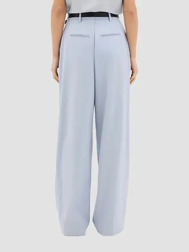 Another Tomorrow Women's Relaxed Wide Leg Pants - Sky - Size 12 | Thumbnail 5 Another Tomorrow Women's Relaxed Wide Leg Pants - Sky - Size 12 | Thumbnail 5