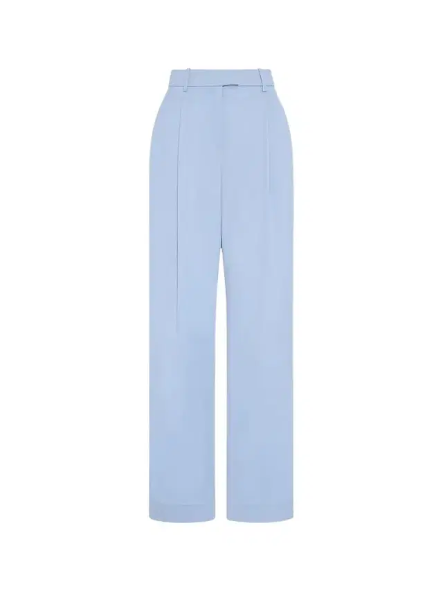 Another Tomorrow Women's Relaxed Wide Leg Pants - Sky - Size 12