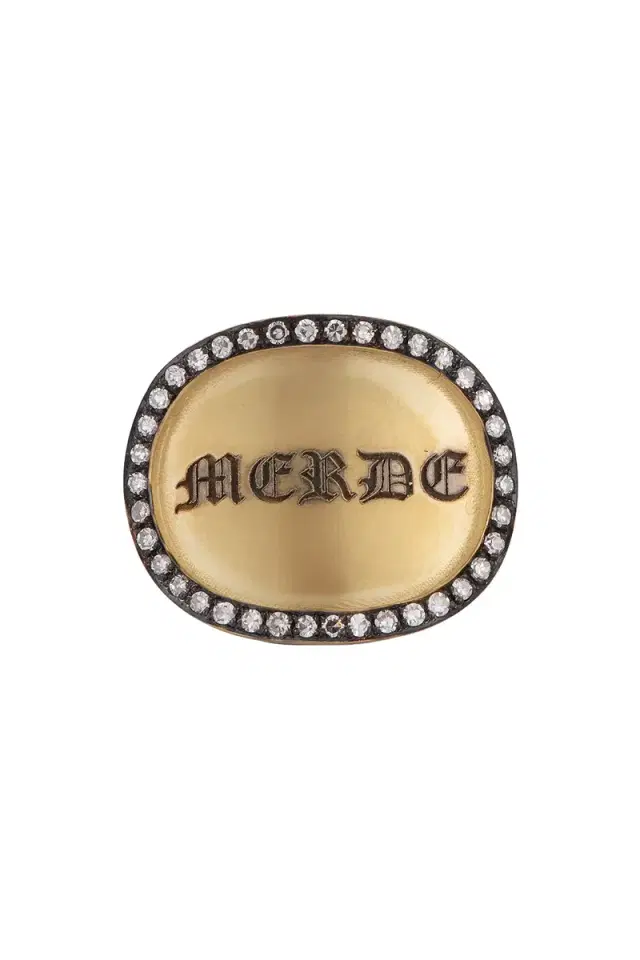 Sylva & Cie Diamond Merde Ring
