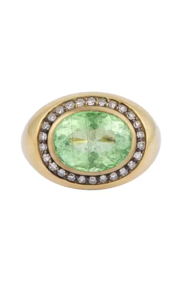 Sylva & Cie Diamond Pariaba Halo Ring | Thumbnail 1
