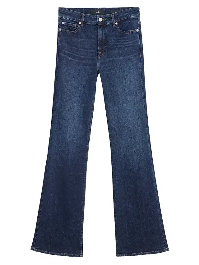 7 For All Mankind Women's The Leggy Bootcut Jeans - Midnight Fade - Size 30