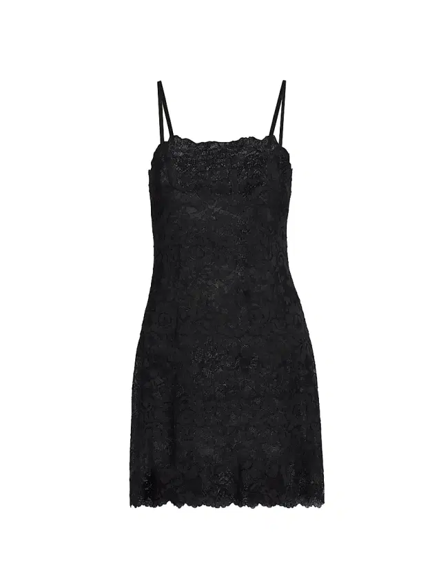 Natori Women's Peony Lace Nightgown - Black - Size Medium