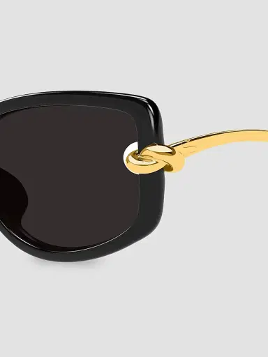 Bottega Veneta Women's Knot 59MM Rectangular Sunglasses | Thumbnail 3