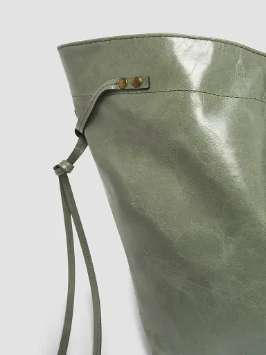 Isabel Marant Women's Wardy Leather Tote - Sage | Thumbnail 6