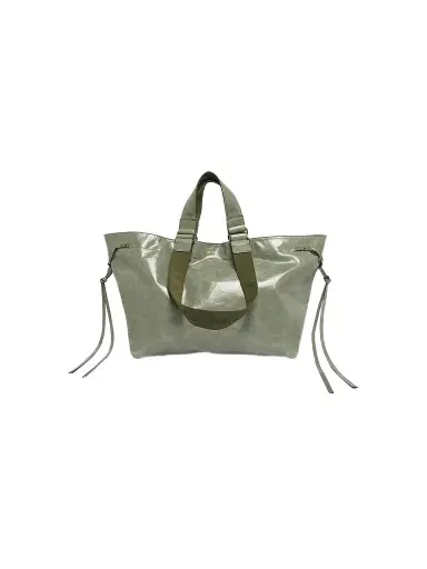 Isabel Marant Women's Wardy Leather Tote - Sage | Thumbnail 1