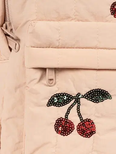 Konges Slojd Girl's Juno Sequined Backpack - Cameo Rose | Thumbnail 7