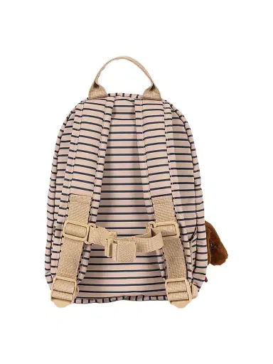 Konges Slojd Kid's Nohr Striped Mini Backpack - Stripe Lamer | Thumbnail 1