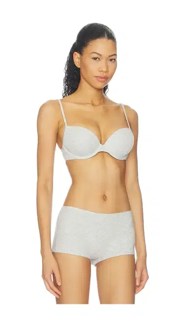 Skims Everybody Cotton Lightly Lined Demi Bra | Thumbnail 2 Skims Everybody Cotton Lightly Lined Demi Bra | Thumbnail 2