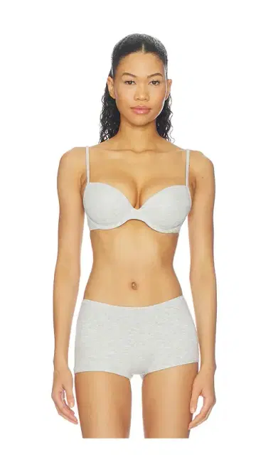 Skims Everybody Cotton Lightly Lined Demi Bra | Thumbnail 1 Skims Everybody Cotton Lightly Lined Demi Bra | Thumbnail 1