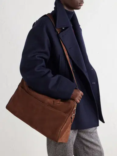 Métier Closer Two Day Suede Weekend Bag - Men | Thumbnail 3 Métier Closer Two Day Suede Weekend Bag - Men | Thumbnail 3