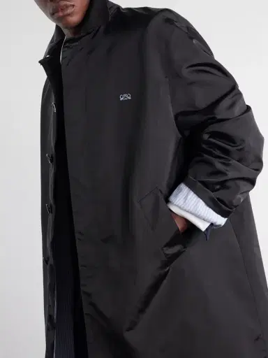 Loewe Logo-Embroidered Twill Trench Coat - Men | Thumbnail 5