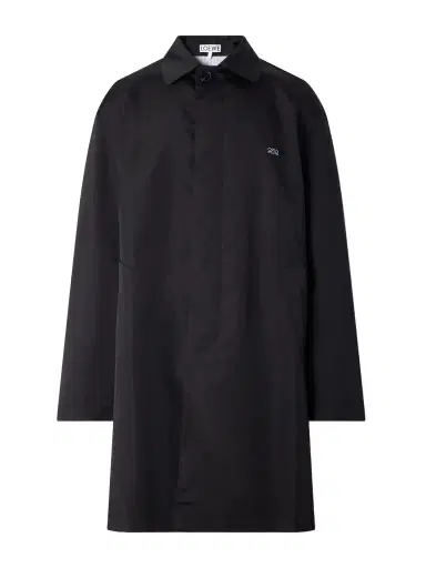 Loewe Logo-Embroidered Twill Trench Coat - Men | Thumbnail 1