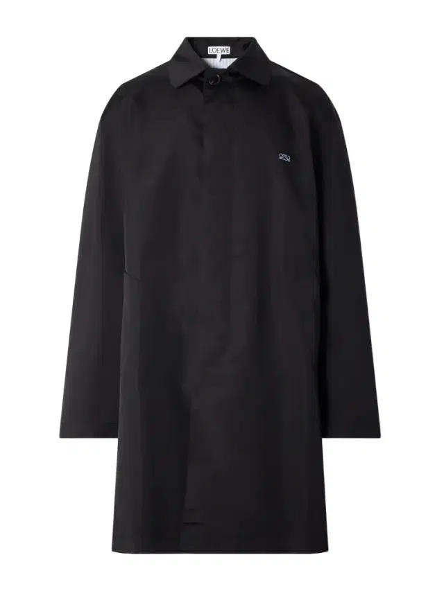Loewe Logo-Embroidered Twill Trench Coat - Men