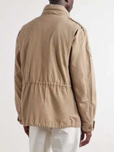 Polo Ralph Lauren Detailed-Embroidered Cotton-Herringbone Jacket - Men | Thumbnail 4 Polo Ralph Lauren Detailed-Embroidered Cotton-Herringbone Jacket - Men | Thumbnail 4