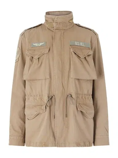 Polo Ralph Lauren Detailed-Embroidered Cotton-Herringbone Jacket - Men | Thumbnail 1 Polo Ralph Lauren Detailed-Embroidered Cotton-Herringbone Jacket - Men | Thumbnail 1