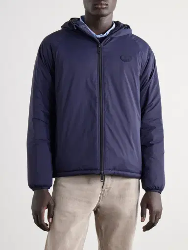 Burberry Logo-Appliquéd Shell Hooded Jacket - Men | Thumbnail 3