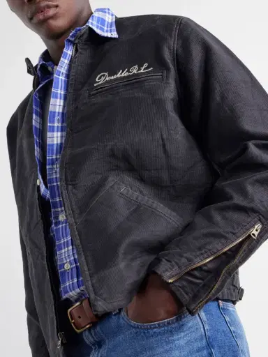 RRL Logo-Embroidered Cotton Bomber Jacket - Men | Thumbnail 5 RRL Logo-Embroidered Cotton Bomber Jacket - Men | Thumbnail 5