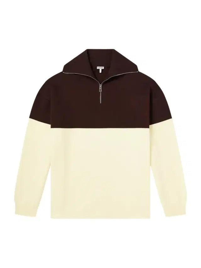Loewe Anagram-Embossed Two-Tone Cotton-Blend Jersey Half-Zip Sweater - Men