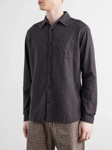 Oliver Spencer Cotton-Flannel Shirt - Men | Thumbnail 3