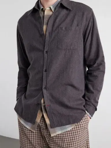 Oliver Spencer Cotton-Flannel Shirt - Men | Thumbnail 5