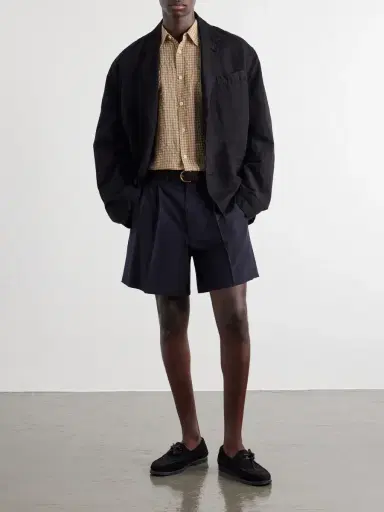 Oliver Spencer Checked Cotton-Blend Seersucker Shirt - Men | Thumbnail 2