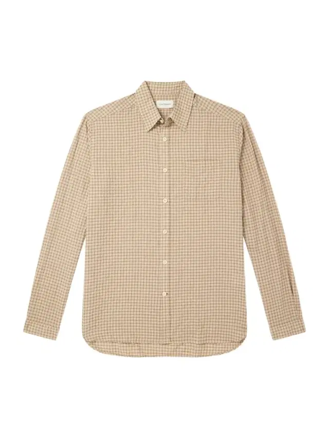 Oliver Spencer Checked Cotton-Blend Seersucker Shirt - Men