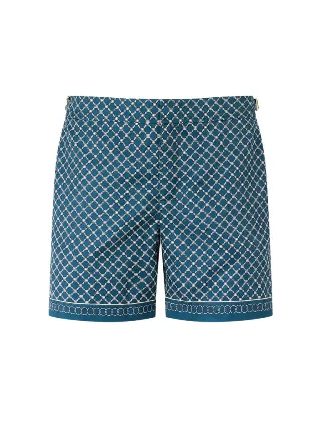 Orlebar Brown Bulldog Passetto Straight-Leg Mid-Length Printed Swim Shorts - Men
