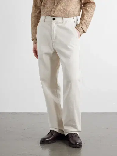 Oliver Spencer Straight-Leg Organic Cotton-Twill Trousers - Men | Thumbnail 3 Oliver Spencer Straight-Leg Organic Cotton-Twill Trousers - Men | Thumbnail 3