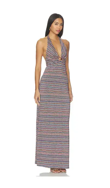 AFRM Huston Shiny Knit Dress | Thumbnail 2