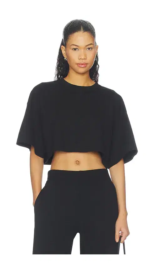 Ripley Rader Ponte Knit Crop Top