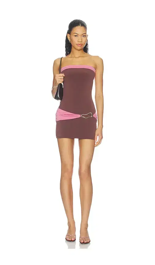 Tiger Mist Eos Colourblock Mini Dress