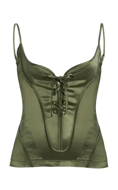 Paris Georgia Paloma Satin Singlet | Thumbnail 1 Paris Georgia Paloma Satin Singlet | Thumbnail 1