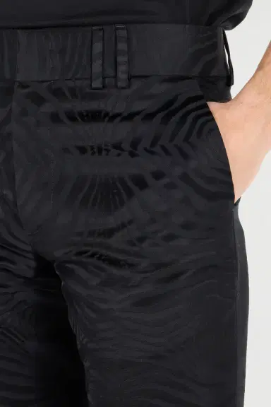 Roberto Cavalli Flared Pants With Tiger Skin Pattern | Thumbnail 5