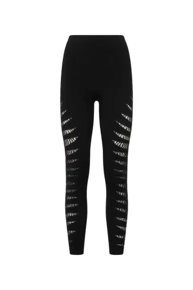 Roberto Cavalli Black Cut-Out Leggings | Thumbnail 1