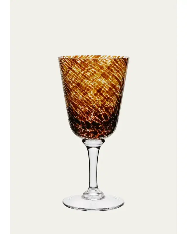 William Yeoward Crystal Vanessa Wine Glass, Tortoise