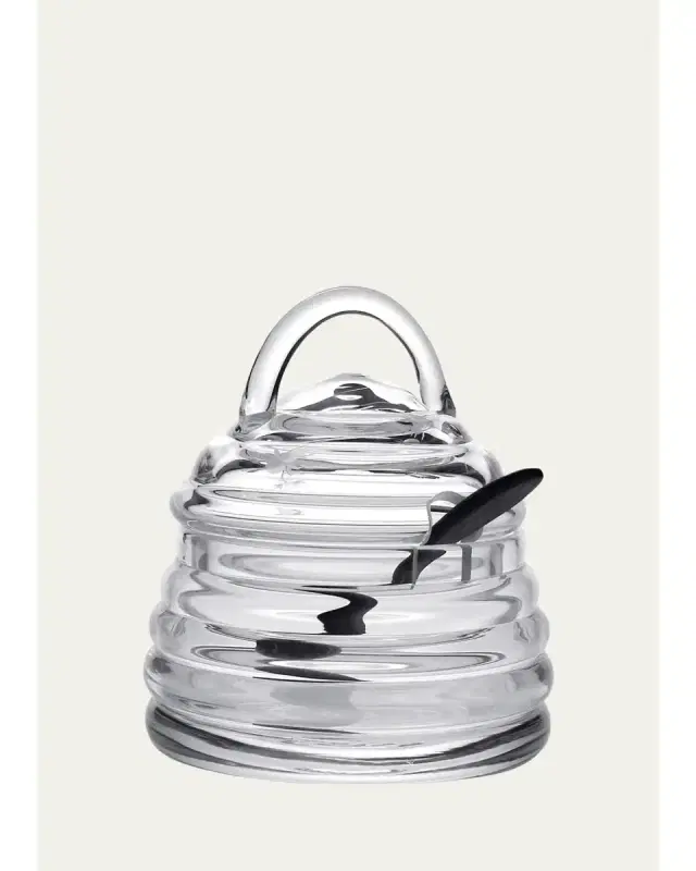William Yeoward Crystal Honeybee Honey Jar