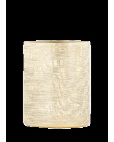 Labrazel Woven Wastebasket, Gold | Thumbnail 2